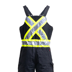 Overol de Alta Visibilidad con Cinturón Reflectante, Ropa Reflectante con Múltiples Bolsillos, Impermeable, con Logotipo Personalizable, Pantalones de Alta Calidad - Product Image 5