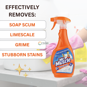 Limpiador de Baño 5 en 1, Fórmula Líquida Multiusos, Ingredientes Activos, Eliminación de Manchas, Jabón, Residuos y Olores, Spray con Gatillo - Product Image 4