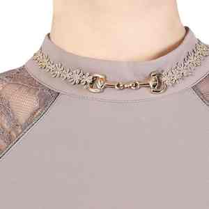 Nouveau design 2026 – Sous-vêtements de base extensibles à manches courtes pour l'équitation (polo) pour femmes et jeunes filles - Product Image 3