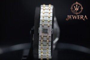 Mossinate Stainless Steel Silver Diamond <b>Watch</b> Timeless Elegant <b>Watch</b> with Sparkling Diamonds <b>for</b> Both Men and Women - Product Image 4