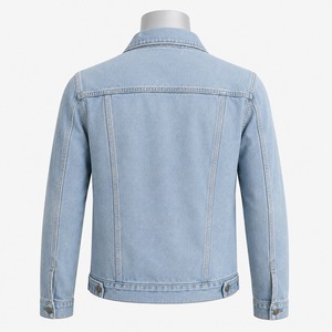 Stylish <b>mens</b> denim <b>jackets</b> with button closures practical pockets and timeless silhouettes for casual wear and contemporary - Product Image 4