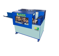 Machine de fabrication de bâtonnets ronds en bambou de qualité supérieure, 3 couteaux, haute performance, pour une production de bâtonnets de précision
