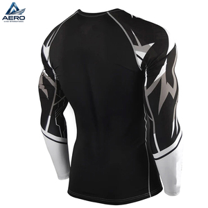 Camiseta Deportiva de Compresión al Por Mayor, Personalizada, de Spandex y Nailon, al Mejor Precio, de Secado Rápido, para Adultos - Product Image 4
