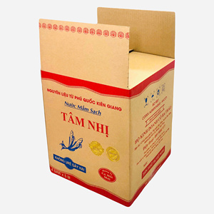 Caja de cartón de laminación brillante con diseño colorido de estilo rígido personalizable de Vietnam, materiales reciclados para cajas de papel industriales para alimentos - Product Image 3