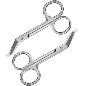 Ciseaux à pansements professionnels de qualité supérieure, conçus par Grip Surgical, pour les soignants et les professionnels de la santé. - Product Image 1