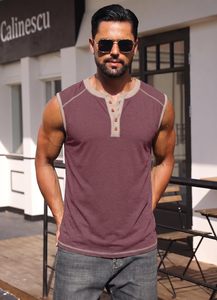 Men's Bodybuilding Tank <b>Top</b> Athletic Lightweight Fitness <b>Vest</b> Cotton Gym Singlet Casual Workout Wear Summer Quick Dry Breathable - Product Image 3