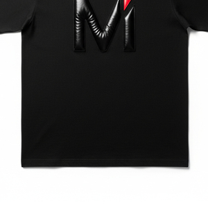 เสื้อยืดพิมพ์ลายพัฟฟ์หนานุ่มพิเศษ ผ้าฝ้าย 100% สตรีทแวร์ผู้ชาย ลายกราฟิกโฟม 3 มิติ ทรงโอเวอร์ไซส์ ฮิปฮอป แขนสั้น - Product Image 3