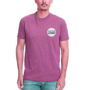 T-shirt classique bleu en coton Pima à col rond et manches courtes – Offre spéciale - Product Image 1