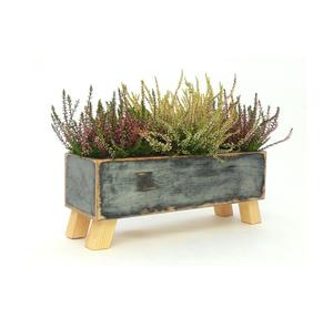 Jardinera Rectangular de Madera para Exteriores, Ideal para Decoración Comercial de Parques y Calles, Superventas - Product Image 1