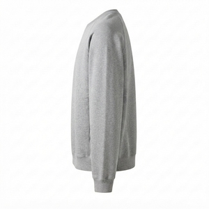 Sudadera Lisa de Cuello Redondo 100% Algodón, Manga Larga, con Logotipo Personalizado Bordado e Impreso, Ecológica, Venta al Por Mayor - Product Image 4
