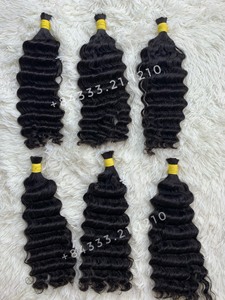 Alta calidad virgen camboyano 100% pelucas de extensión de cierre humano crudo doble dibujado onda recta Natural Remy sin procesar 4x4 bueno - Product Image 4