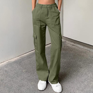 Pantalones Cargo de Verano para Mujer 2026 de Alta Calidad, Transpirables, Cintura Elástica, Secado Rápido, con Logotipo Personalizado en Oferta, Servicio OEM - Product Image 4