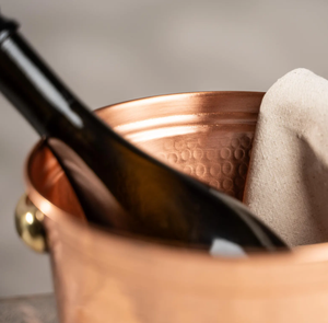 Gran oferta, cubo de hielo de cobre Premium hecho a mano con elegante textura martillada, perfecto para celebraciones y reuniones de lujo - Product Image 3