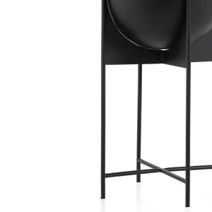 Macetero de suelo moderno de hierro galvanizado, artesanal, decorativo, estilo real, para uso doméstico, de lujo, a bajo precio, al por mayor - Product Image 2