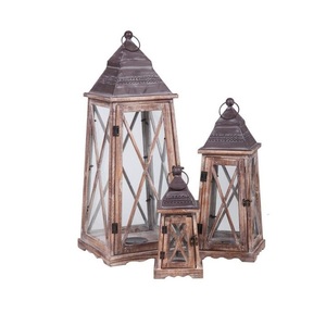 Portavelas Decorativo de Madera y Vidrio Hecho a Mano con Asa de Cuerda para Decoración de Bodas y Jardines - Product Image 5