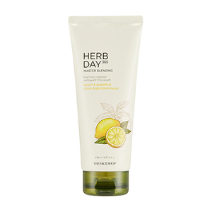Il negozio di viso corea ufficiale prodotti cosmetici naturali per la cura della pelle schiuma detergente per il viso alle erbe 170ml di limone - Product Image 1