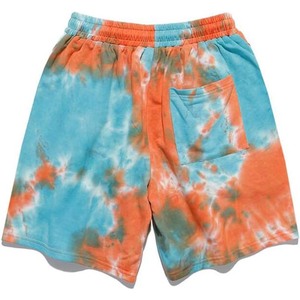 Pantalones cortos deportivos informales de primera calidad para hombre, color naranja, con cintura elástica - Product Image 2