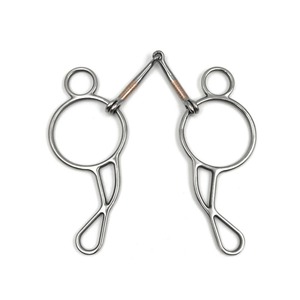 บิตม้าแบบ Snaffle Hollow วงแหวนขนาดใหญ่ อุปกรณ์ฝึกม้าระดับมืออาชีพ สำหรับการฝึกเดรสสาจ การแข่งขัน การขี่ม้า และอุปกรณ์ขี่ม้าประจำวัน - Product Image 4