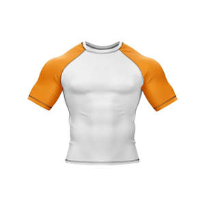 Top Sales Rash Guard Sportswear Custom Bjj Printed Rash Guard Solid Color Mma Men Rashguard Wholesale Price - Product Image 6