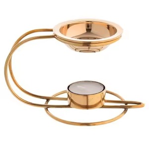 High Quality Brass Incense <b>Burner</b> Temple Worship Prayer Meditation Altar Church Decorative Incense <b>Burner</b> With Candle Holder - Product Image 1
