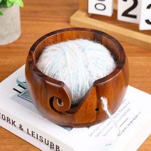 Wooden <b>Yarn</b> Bowls High Quality - Product Image 4
