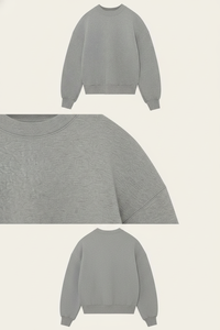 Pull-over en coton 100% pour homme, col rond, tricoté, personnalisé avec logo, écologique, fabriqué au Vietnam. - Product Image 2