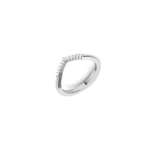 Breathtaking Oval Shape <b>Cubic</b> <b>Zirconia</b> Solid <b>Silver</b> Finger <b>Ring</b> Rhodium Plated Solitaire Band Bridal Wear Stellar Style - Product Image 3