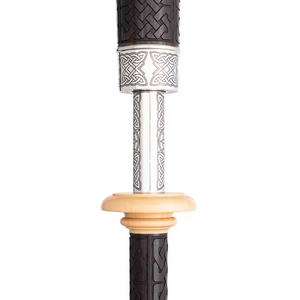 Instruments de musique : Doucs-à-doux écossais en bois de rose naturel, couleur unie, avec logo personnalisé imprimé, doucs-à-doux des Highlands - Product Image 3