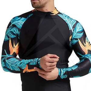 Vente en gros de rashguards pour hommes, protection UV, manches longues, respirants, vêtements de surf athlétiques, rashguards de qualité supérieure pour hommes, séchage rapide - Product Image 6