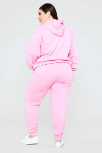 Conjunto de Sudadera con Capucha de Algodón Personalizado para Mujer, Tallas Grandes, Chándal Informal, Proveedor Mayorista - Product Image 3