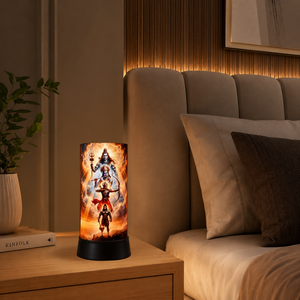 Shiva Krishna Ram Hanuman LED Table Lamp Divine Glow Spiritual <b>Night</b> <b>Light</b> Home Decor Bedside Meditation Pooja Gift Lamp - Product Image 2