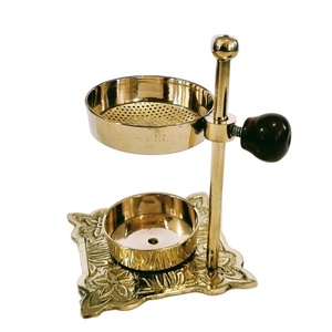 Quemador de incienso de luz T de latón de la mejor calidad de exportación, soporte de fragancia, quemador de latón de incienso tibetano, precios aceptables - Product Image 1