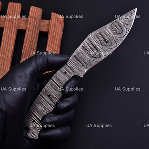 Cuchillo de Hoja Fija de Acero de Damasco Forjado a Mano, Punta Caída, para Caza, DIY, Venta al por Mayor Directa de Fábrica, Mejor Precio - Product Image 2