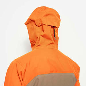 Veste de chasse imperméable orange fluo haute visibilité, manteau de terrain extérieur respirant et coupe-vent, équipement de performance, vêtements pour hommes - Product Image 6
