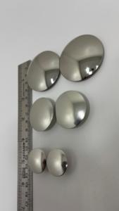 Conchos en laiton plaqué argent avec dos à vis, motif d'armure traditionnel gravé, pour artisanat du cuir, sacs, ceintures, décoration - Product Image 4