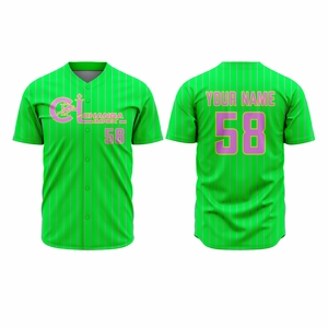 Uniforme de baseball sublimé de qualité supérieure avec tissu sportif respirant - Product Image 3