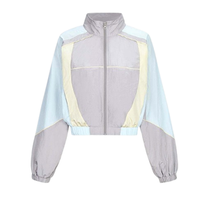 Custom <b>Windbreaker</b> <b>Jacket</b> Breathable Casual Zip Streetwear Cropped OEM Manufacturer <b>Women</b> Nylon <b>Jacket</b> - Product Image 1