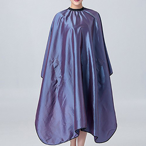 Cape de coiffure personnalisée en polyester, tendance pour salon de coiffure, capes de barbier sur mesure très demandées, jetables - Product Image 1