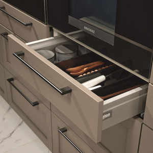 Juego de Gabinetes de Cocina Modulares de Lujo Modernos para Villa, Estilo Americano, Personalizados por JY Project, Venta al Por Mayor - Product Image 4