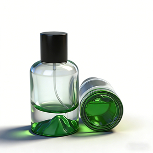 ขวดน้ำหอมแก้วหรูหราขนาด 30 มล. 50 มล. 100 มล. พร้อมฝาไม้ บรรจุภัณฑ์เปล่า ขายส่ง - Product Image 1