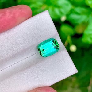 Turmalina Verde Menta Natural, Piedra Preciosa Suelta, Facetada, Calidad Premium, para Joyería - Product Image 3