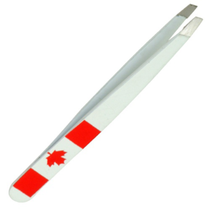 Salon Stainless Steel Slanted Eyebrow Tweezers Paper Coated Custom Precision Hair Removal Beauty <b>Tool</b> Professional Use - Product Image 1