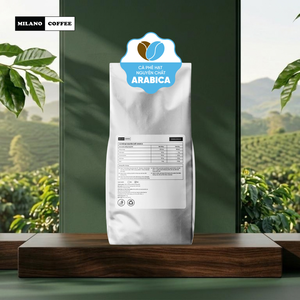 Granos de café Espresso arábigo de alta calidad, sabores amargos, embalaje OEM de marca vietnamita, precio adecuado - Product Image 1