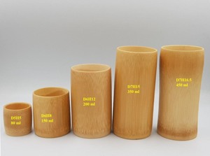 Tasse à café réutilisable en bambou écologique du Vietnam, légère, avec logo personnalisé, motif Lotus Bleu, Leccie Nguyen Export Supply - Product Image 3