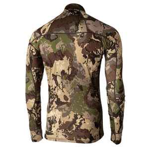 Camisa de Caza de Manga Larga para Hombre, Camuflaje Naranja y Negro, Capa Base de Poliéster que Absorbe la Humedad, Ropa de Otoño para Exteriores - Product Image 6