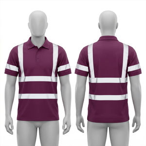 Polo à séchage rapide, logo personnalisé, vêtements de travail pour hommes, t-shirt de travail à manches longues, t-shirt de sécurité réfléchissant - Product Image 1