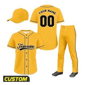 Uniformes de Béisbol Personalizados, Conjuntos de Camisetas y Pantalones de Béisbol y Sóftbol con Rayas, Camisetas de Béisbol con Logotipo Personalizado, Impresión y Bordado - Product Image 6