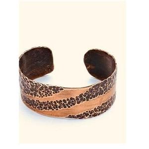 Brazalete Abierto Ajustable de Estilo Boho Étnico, Joyería de Cobre Sólido Hecha a Mano de Primera Calidad, Elegante, RR ENTERPRISES India - Product Image 3