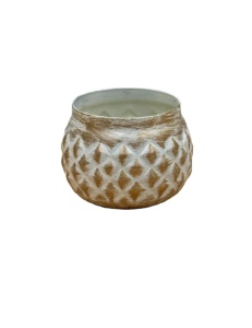 ชามเหล็กโบราณสำหรับบรรจุขี้ผึ้งเชิงเทียนโลหะสำหรับเทศกาลดิวาลีของตกแต่งบ้านและให้เป็นของขวัญ - Product Image 1