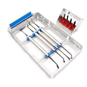 Kit de instrumentos dentales, 2 kits completos de instrumentos quirúrgicos para procedimientos restaurativos, endodónticos y orales, uso hospitalario - Product Image 4